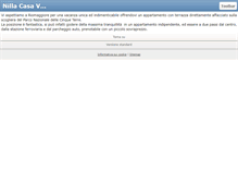 Tablet Screenshot of nillacasavacanze.com